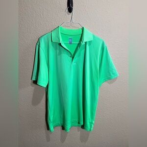 PGA Tour Vibrant Green Polo Shirt